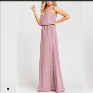 Show Me Your MuMu Kendall Maxi Antique Rose size Small